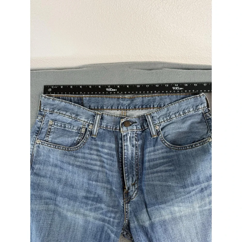 Levi's 527 Jeans Mens 36x30 Medium Wash Blue Slim Bootcut Denim Casual Pants